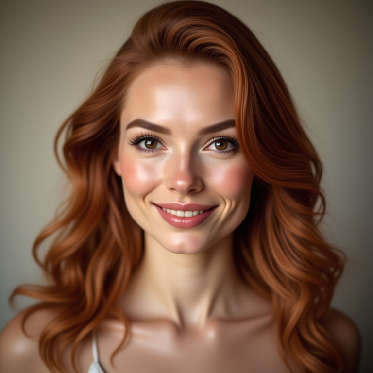 AI avatar pose — Smiling